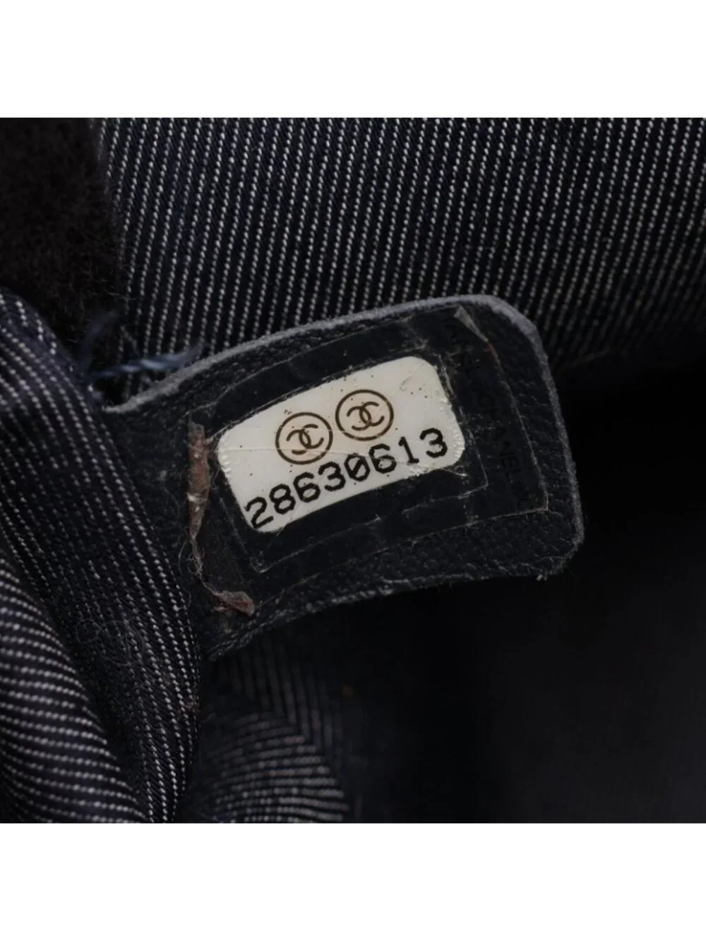 Chanel Backpack CC Logo Chain Black Lambskin Small
